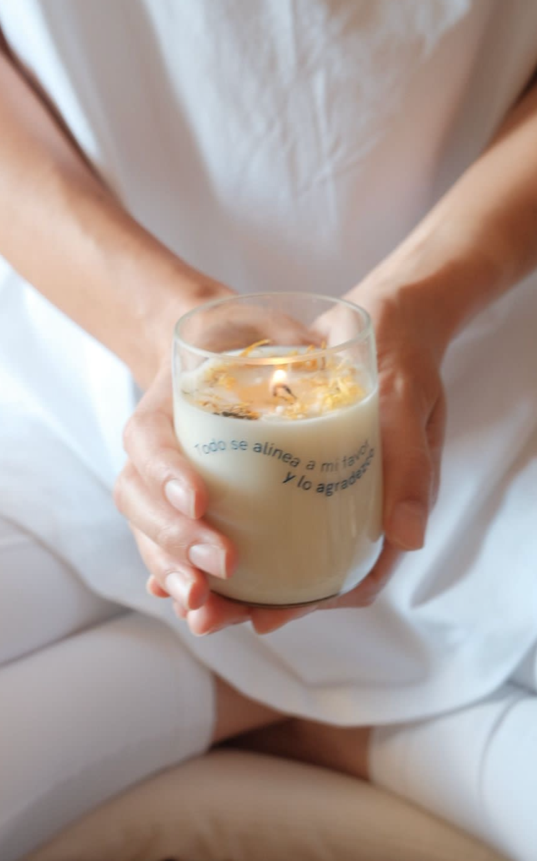 Velas de soya